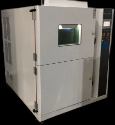 27 μικρών μεγέθους θερμικού κλονισμού λίτρα αιθουσών -55C~+150C δοκιμής με το πλίνθωμα αργιλίου θερμότητας Load/5kg 300W